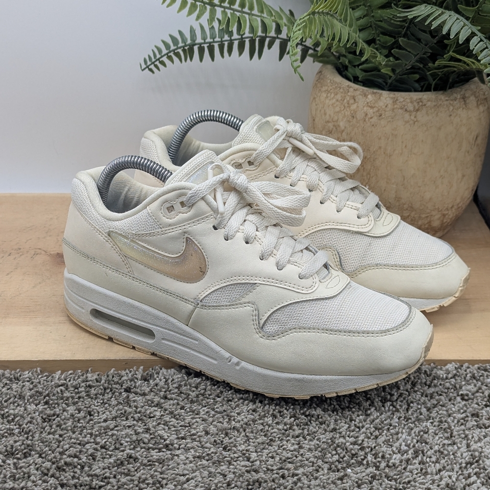 Nike Air Max 1 Jelly Jewel - Pale Ivory Women's Size 9 Sports Walking Shoes